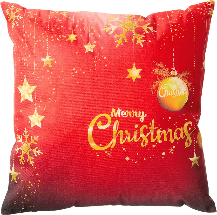 Seasonal Xmas Christmas Holiday Harmony Pattern Decorative Accent Throw Pillow