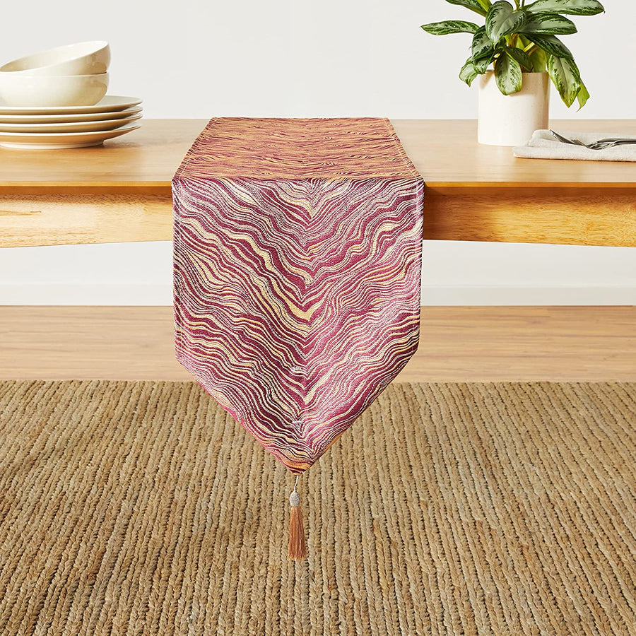 Boutique Zebra Patern Decorative Table Runner