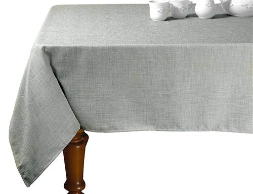 Violet Linen Euro Linen-Look Tablecloth — Solid Colours, Some Stain-Resistant