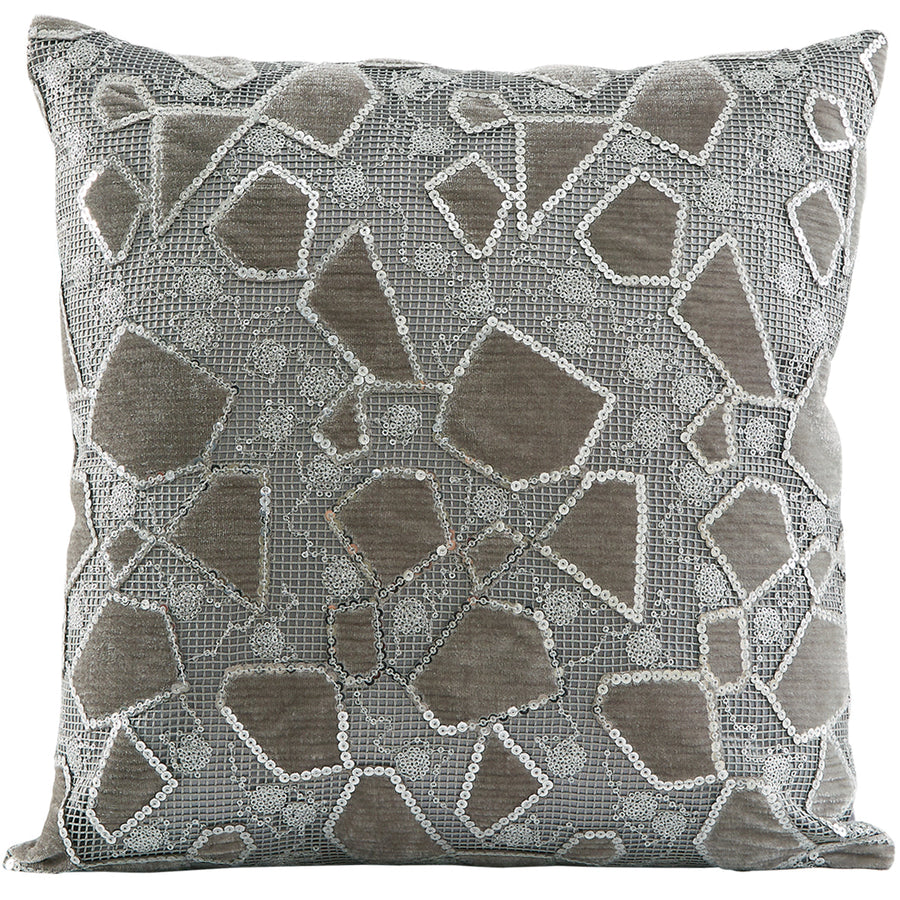 Novel Geometric Lace Pattern Decorative Accent Throw Pillow Cover