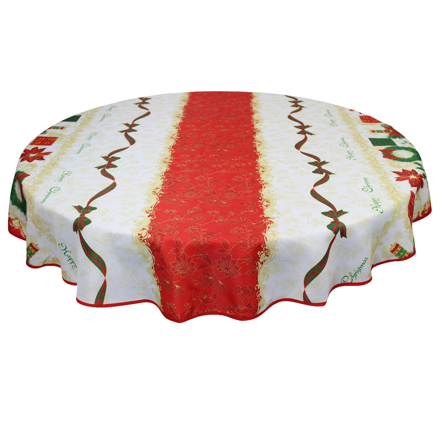 Seasonal Ribbons And Bows Vintage  Tablecloths