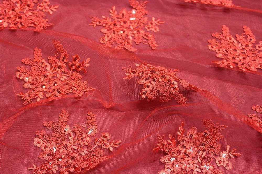 ALLEY Mesh Sequin Fabric, 54 Inch. in Width