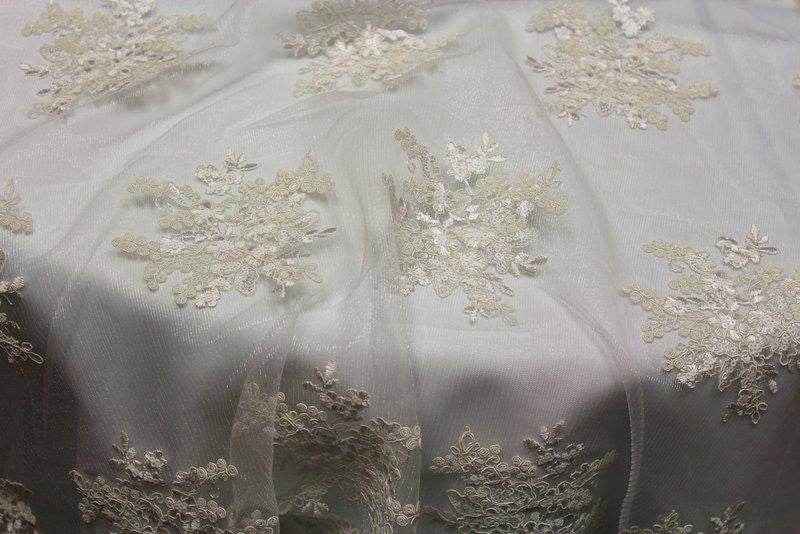 ALLEY Mesh Sequin Fabric, 54 Inch. in Width