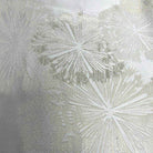 Off White Allium Jacquard Fabric by the Yard - 115 Inch Wide