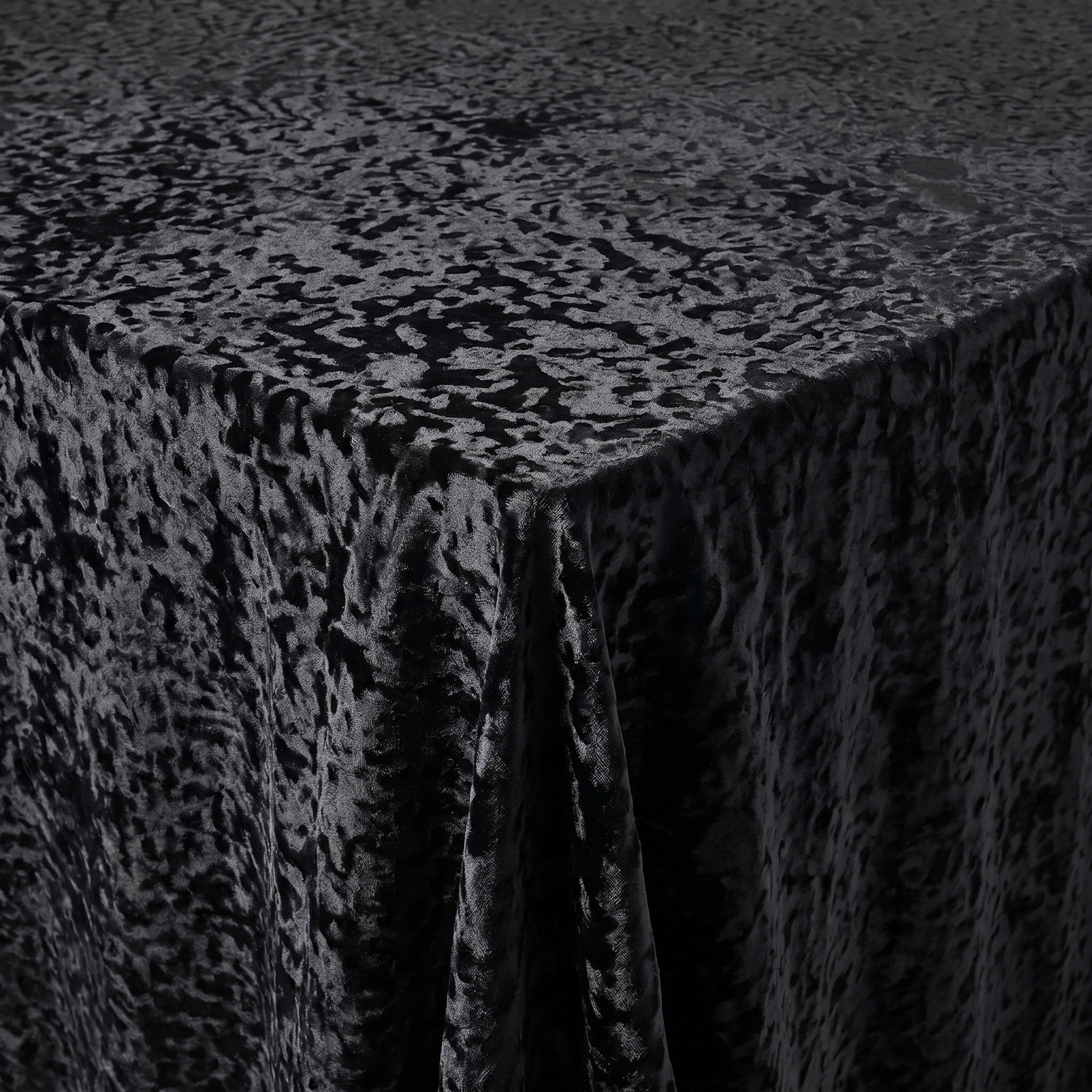 Allendale Black Tablecloth — fabric detail