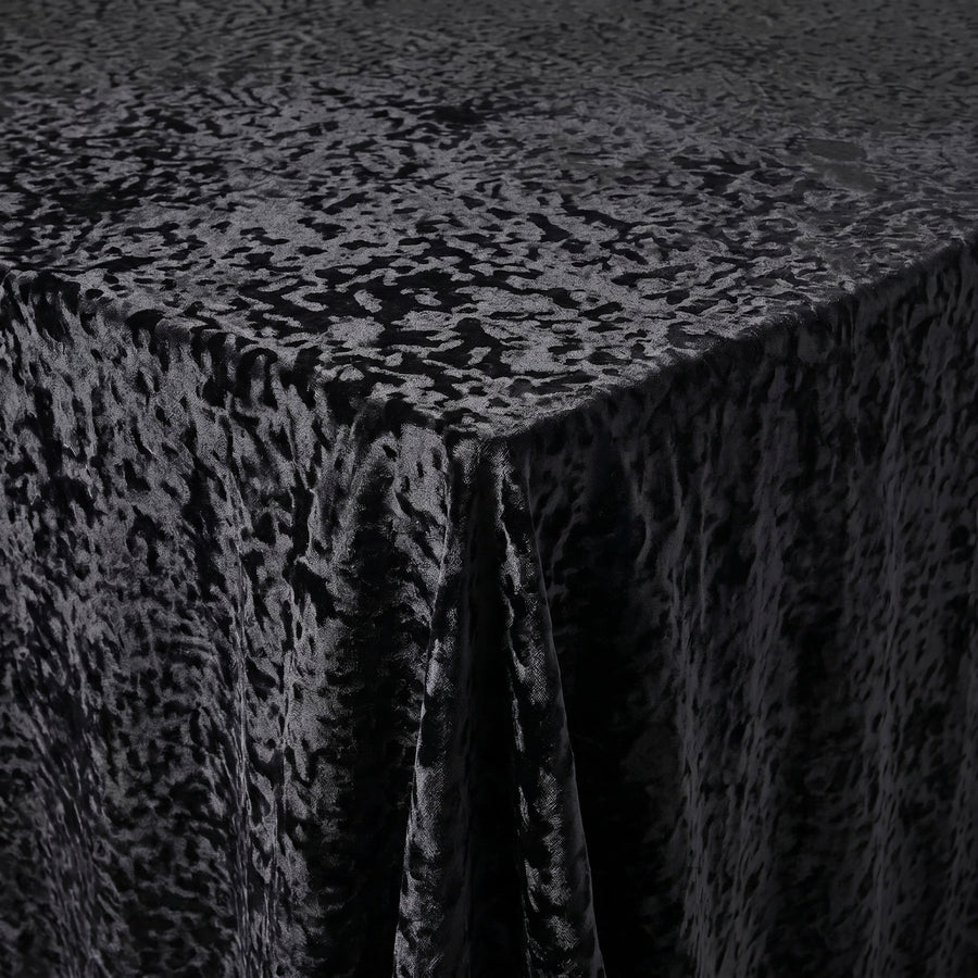 Allendale Black Tablecloth — fabric detail