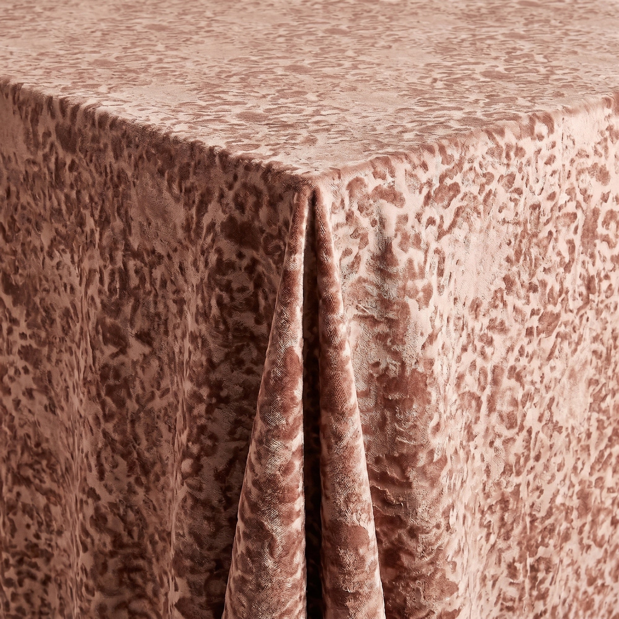 Allendale Brown Tablecloth — fabric detail