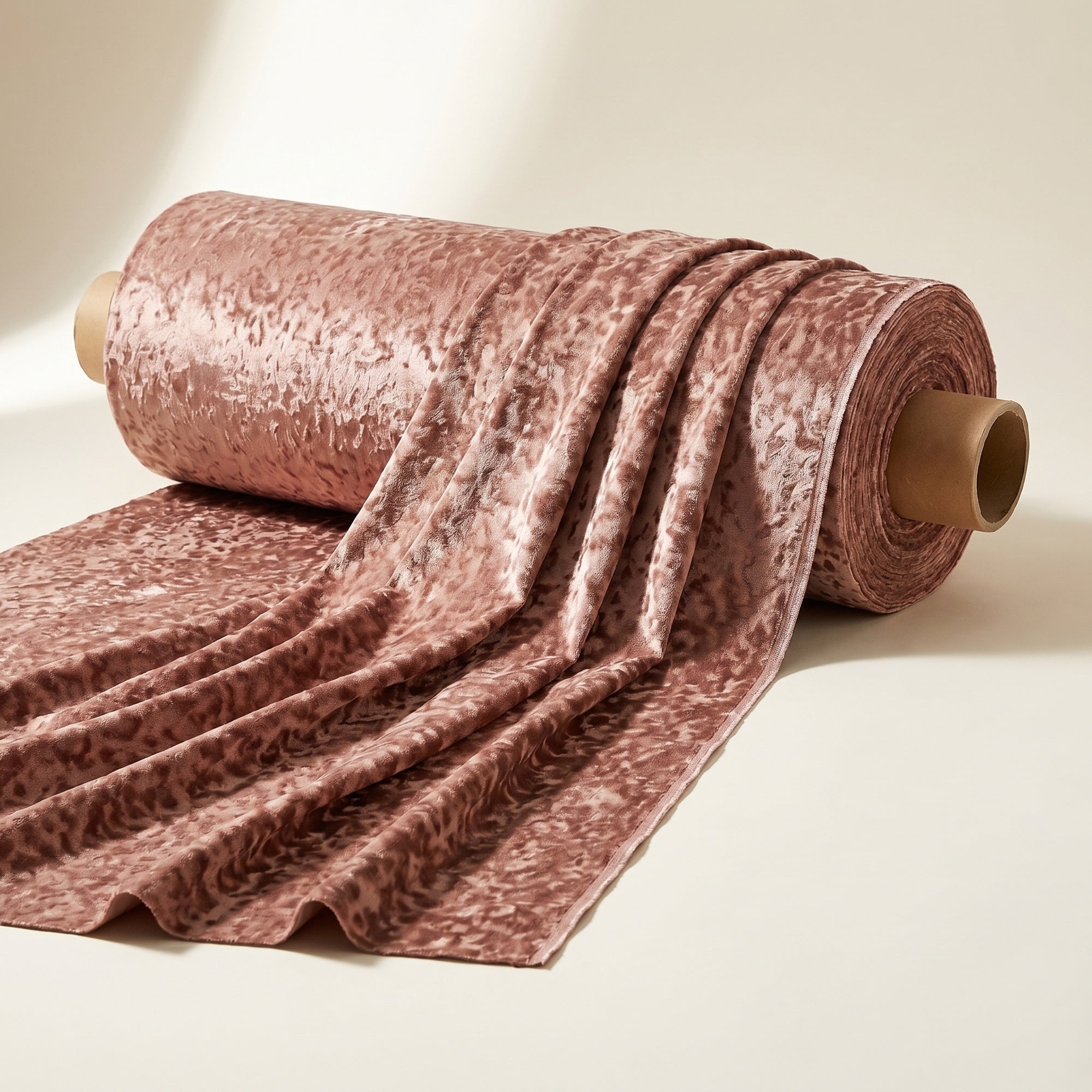 Allendale Brown Fabric — fabric roll