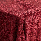 Allendale Burgundy Tablecloth — fabric detail