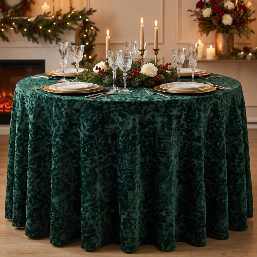 Allendale Forest Tablecloth — styled table