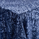 Allendale French Blue Tablecloth — fabric detail