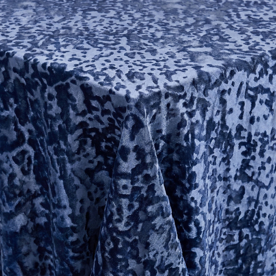 Allendale French Blue Tablecloth — fabric detail