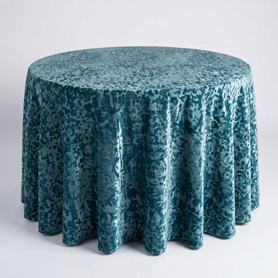Allendale Crushed Velvet Tablecloth – Ocean
