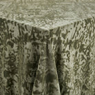Allendale Olive Tablecloth — fabric detail