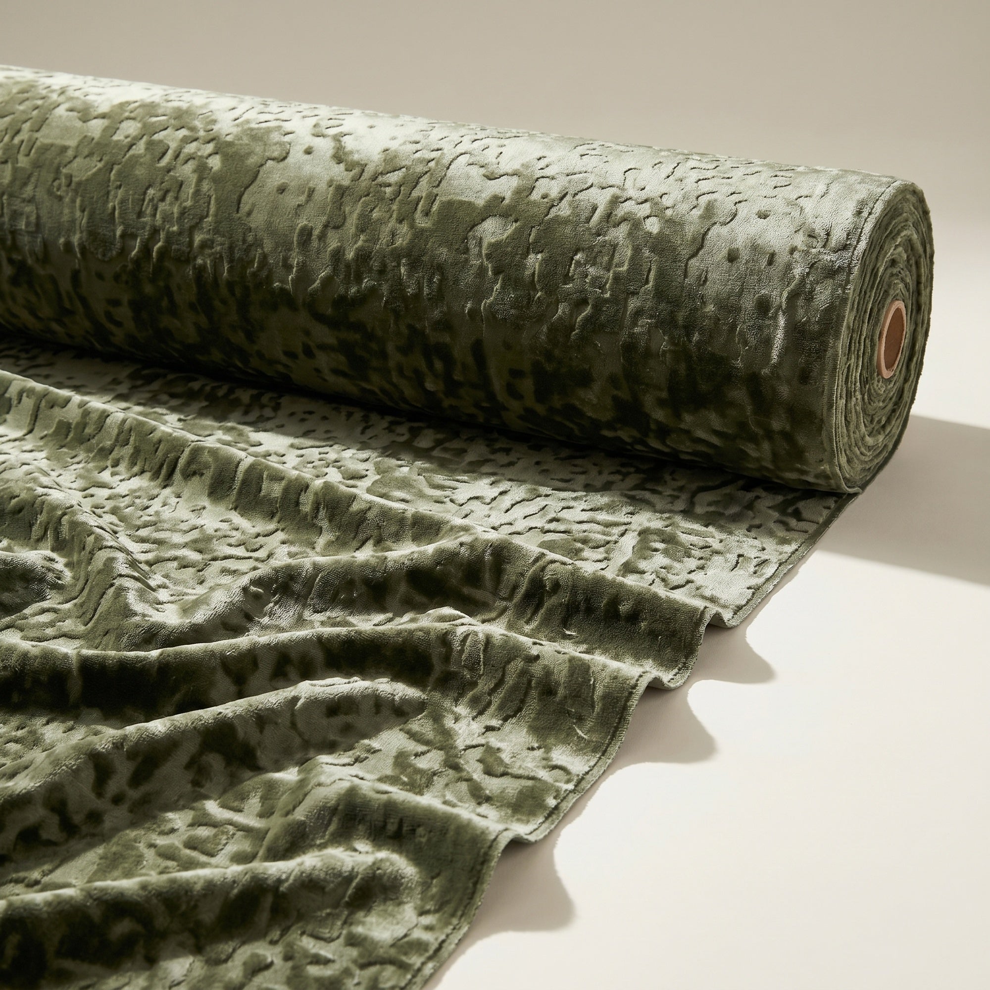 Allendale Olive Fabric — fabric roll