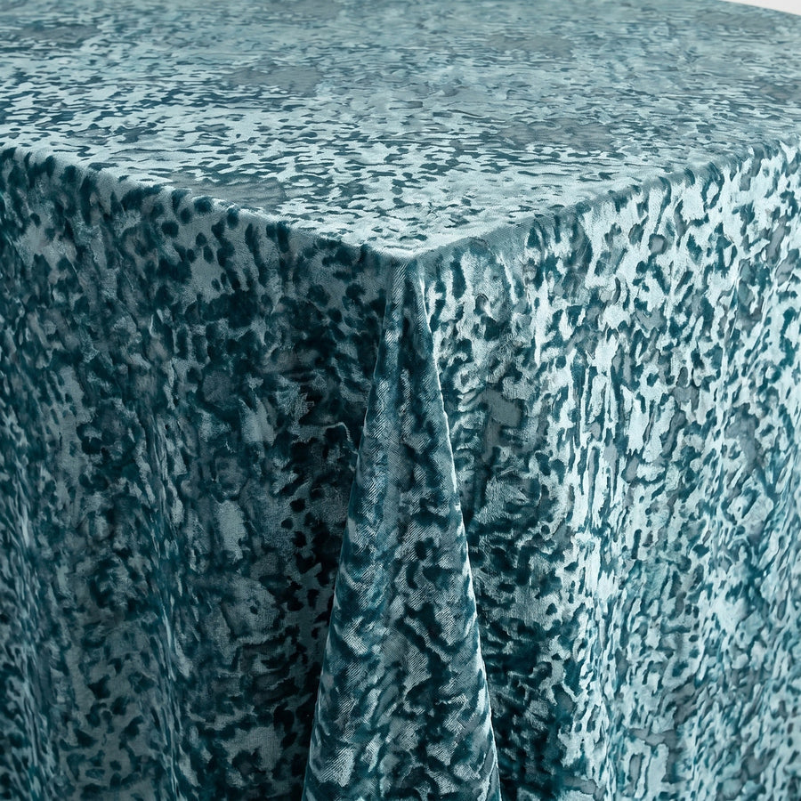 Allendale Seafoam Tablecloth — fabric detail