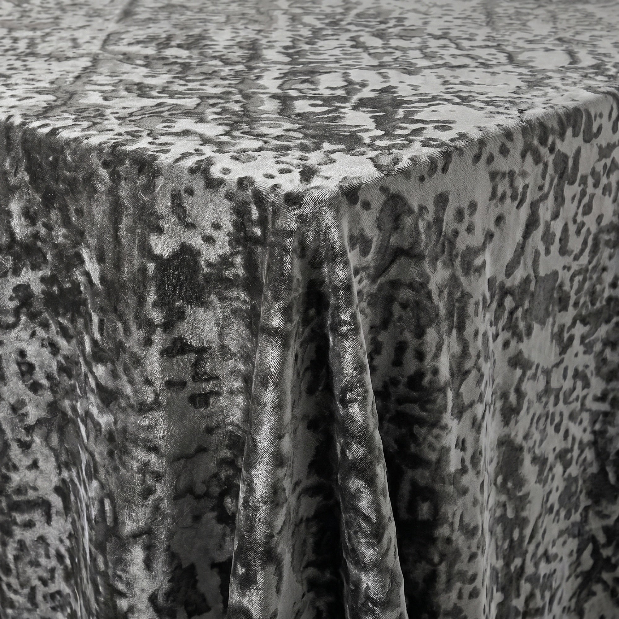 Allendale Silver Tablecloth — fabric detail