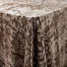 Allendale Taupe Tablecloth — fabric detail