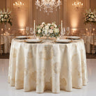 Allium Gold Tablecloth — styled table