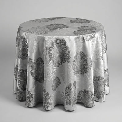 Allium Jacquard Tablecloth – Onyx