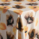 Anthium Brown Tablecloth — fabric detail