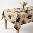 Anthium Brown Tablecloth