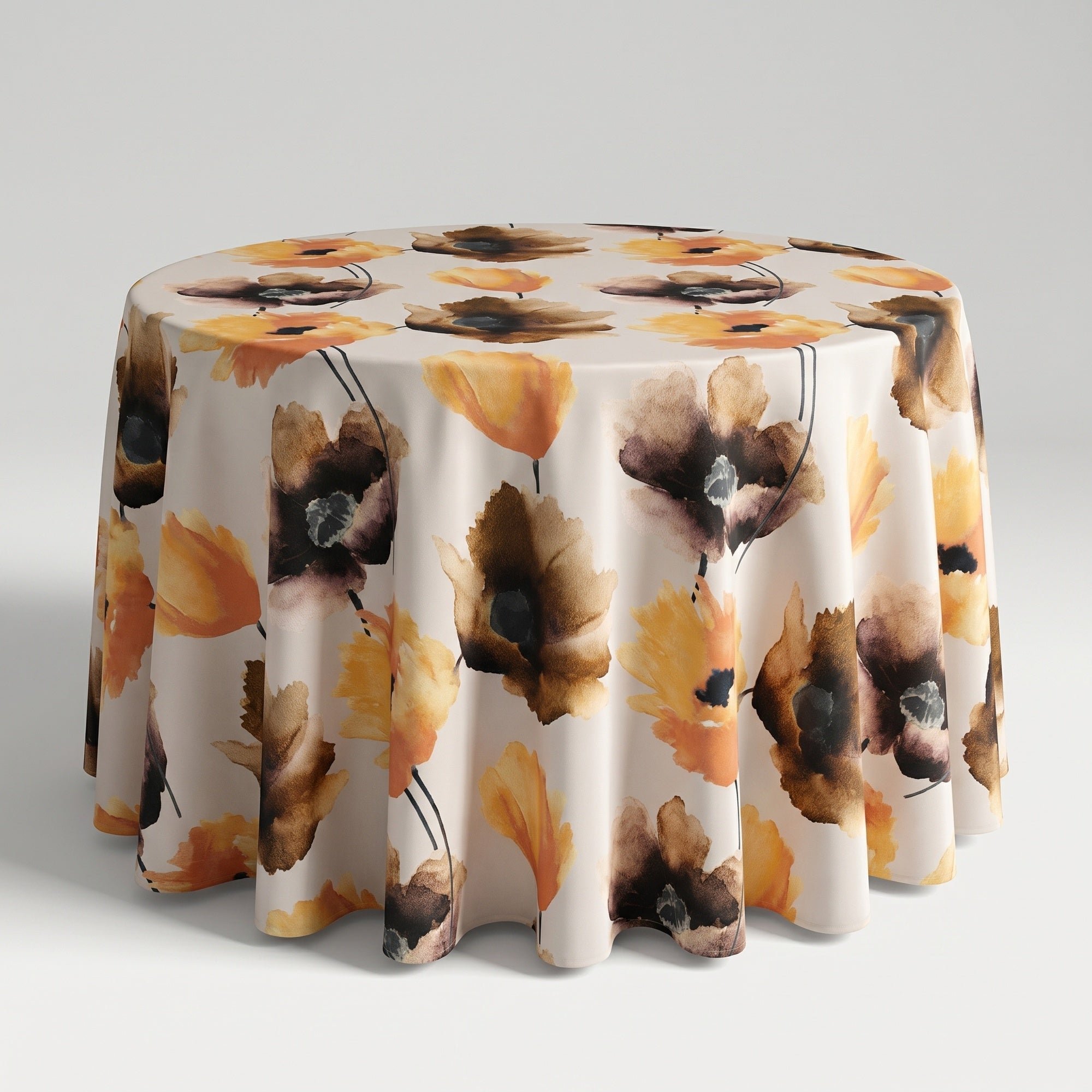 Anthium Brown Tablecloth