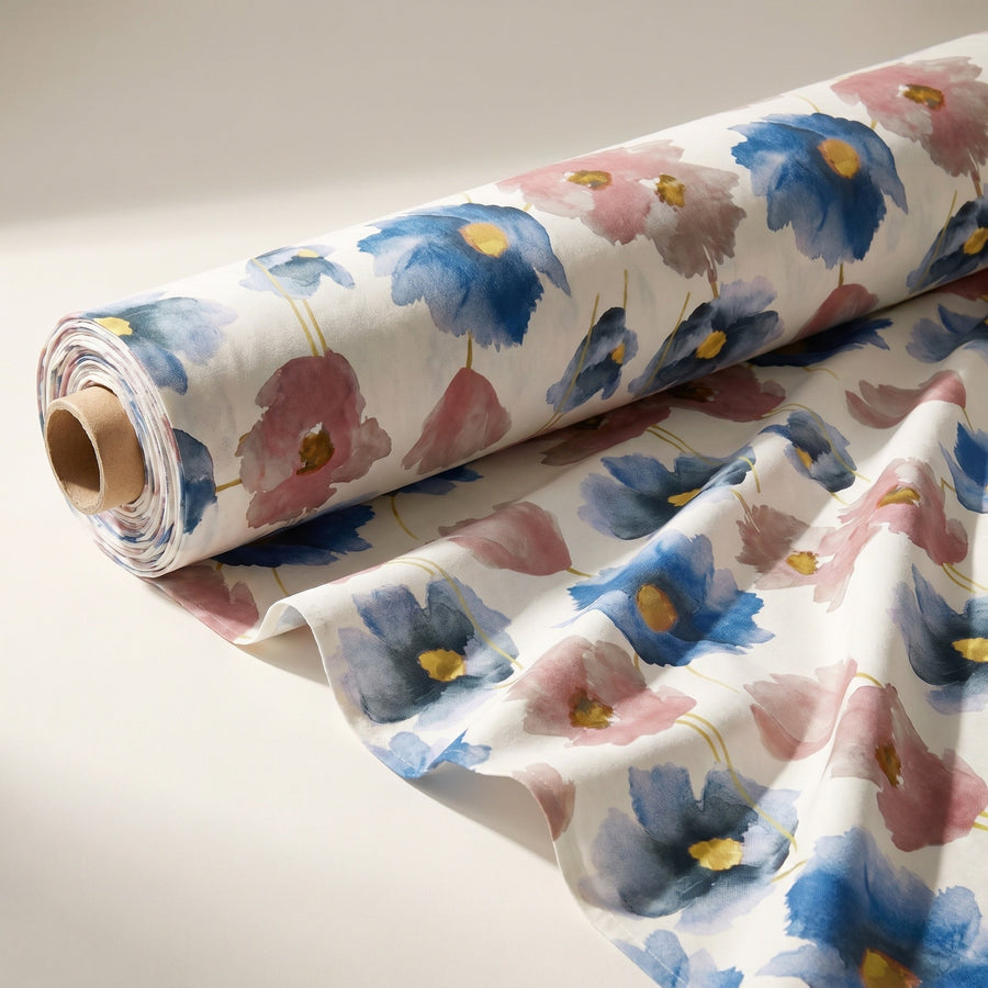 Anthium Navy Fabric — fabric roll