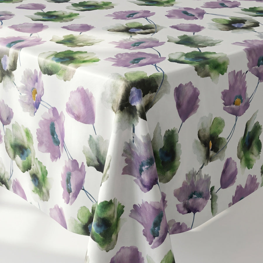 Anthium Plum Tablecloth — fabric detail