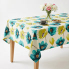 Anthium Turquoise Tablecloth