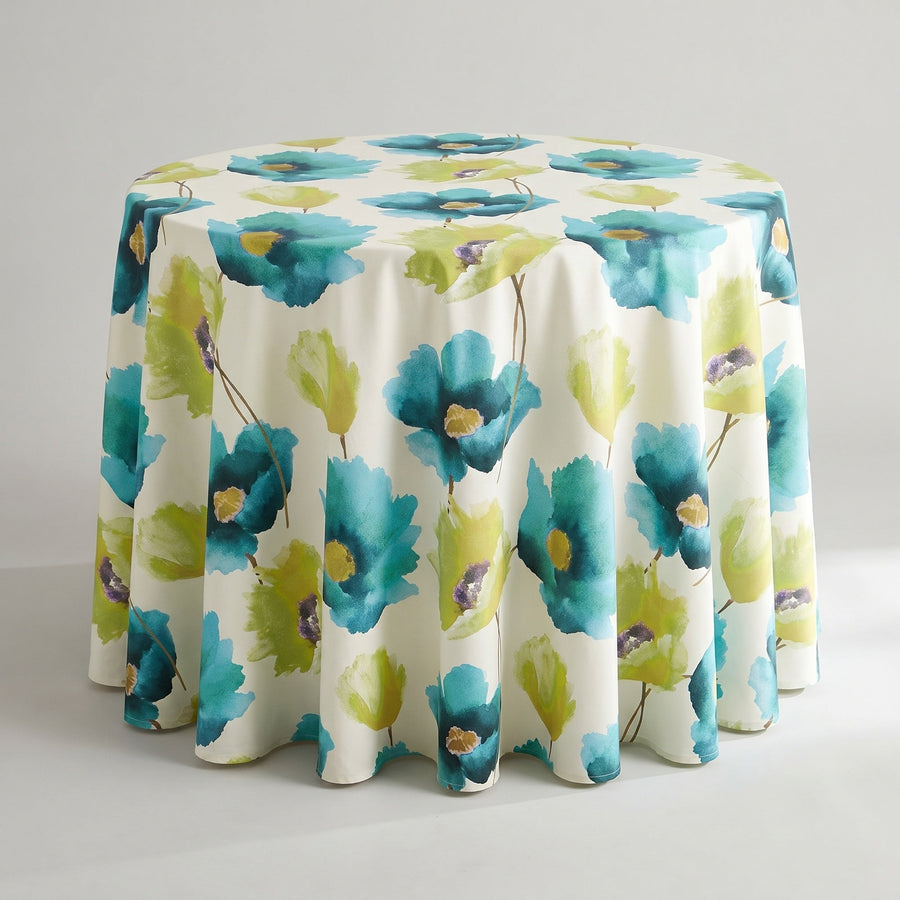 Anthium Turquoise Tablecloth