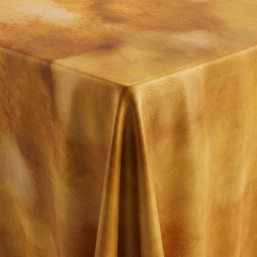 Aquarium Sunflower Tablecloth — fabric detail