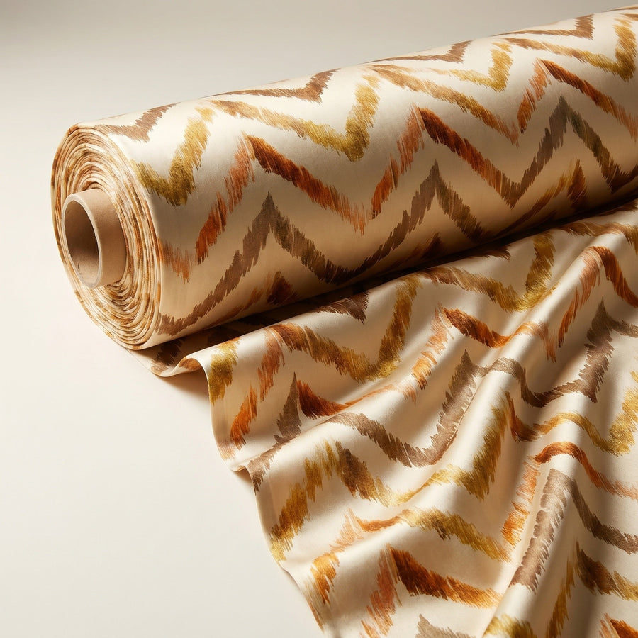 Atrium Brown Fabric — fabric roll