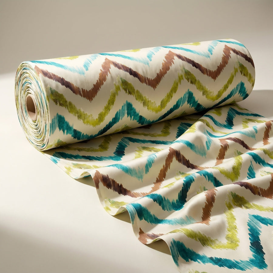 Atrium Turquoise Fabric — fabric roll