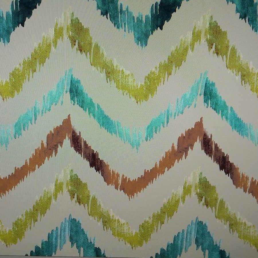 Atrium Turquoise Fabric — fabric swatch
