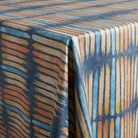 Aurura Blue Tablecloth — fabric detail