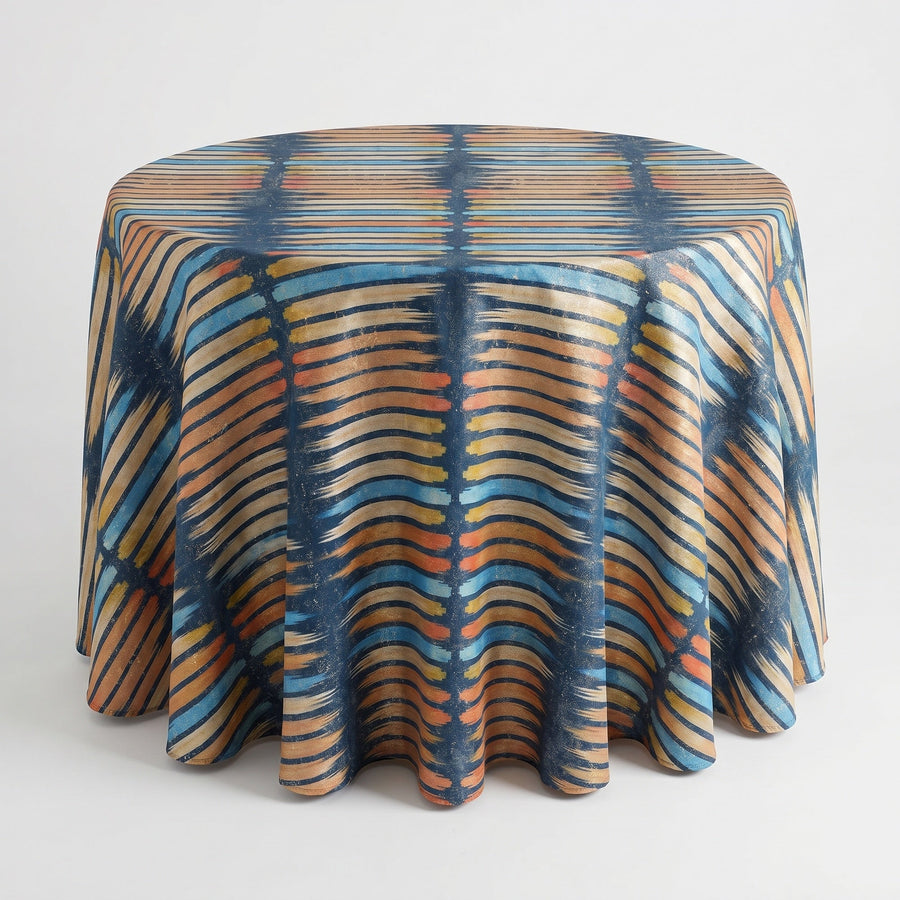Aurura Blue Tablecloth