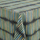 Aurura Green Black Tablecloth — fabric detail