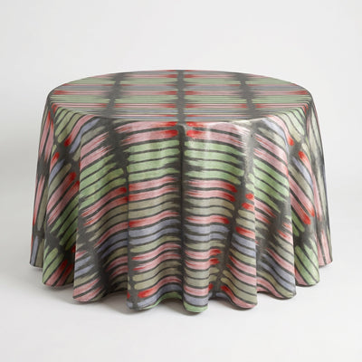 Aurura Metallic Print Tablecloth – Misty Grey