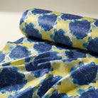 Azalea Blue Fabric — fabric roll