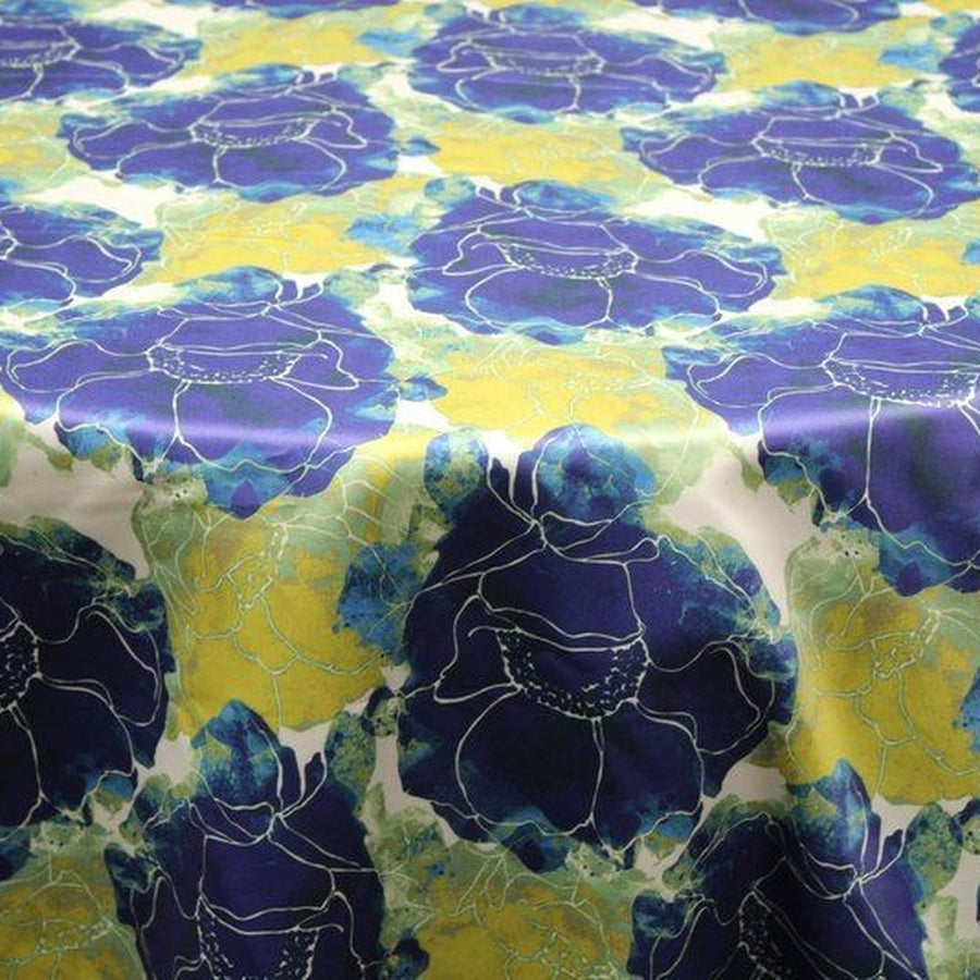 Azalea Blue Fabric — fabric swatch