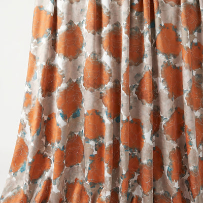 Azalea Digital Print Fabric – Orange