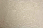 Ivory BARNES Jacquard Quilted Look Fabric by the Yard - 60 Inch Wide