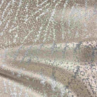Ivory/Gold Beaconsfield Metallic Embroidery Jacquard Fabric by the Yard - 57 Inch Wide