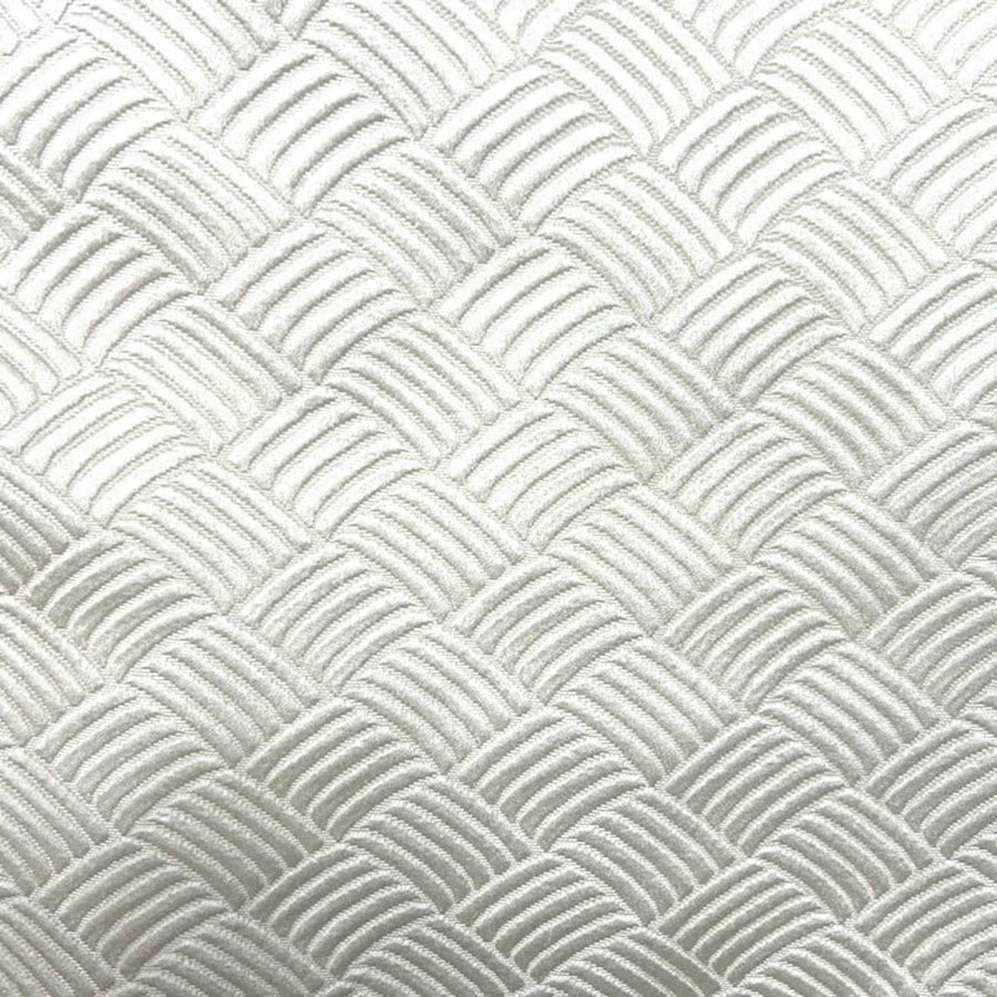 Ivory Bonanza Jacquard, Quilted Look - Custom Tablecloths