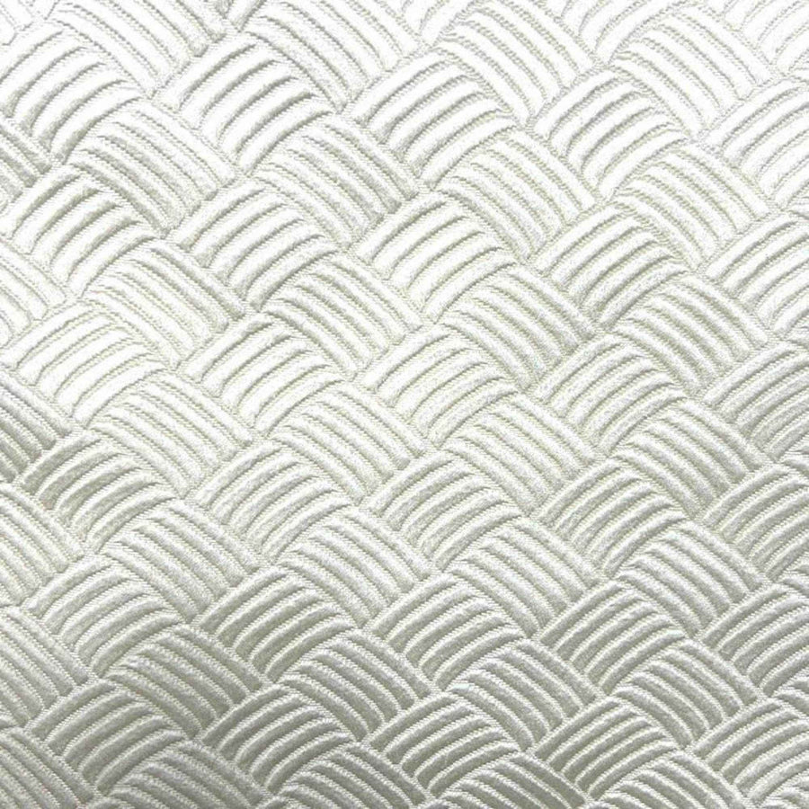 Ivory Bonanza Jacquard Fabric by the Yard - 115 Inch Wide