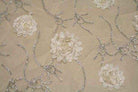ivory BRIDELY Embroidered Sheer Mesh Fabric by the Yard - 58 Inch Wide