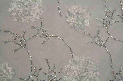 Bridely Mesh Fabric – White