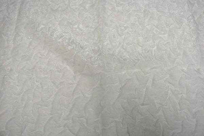 Brilliant Crushed Fabric – White