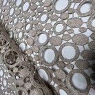 linen Bubbles Lace Fabric by the Yard - 52 Inch Wide